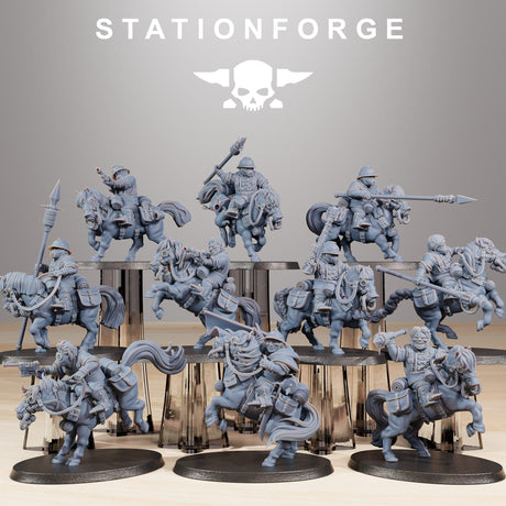 Tabletop Terrain Miniature GrimGuard Pony Cavalry