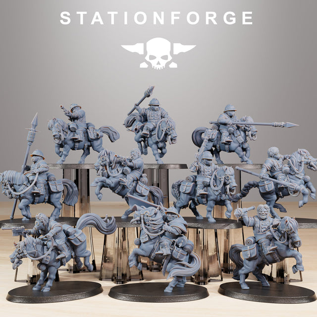 Tabletop Terrain Miniature GrimGuard Pony Cavalry
