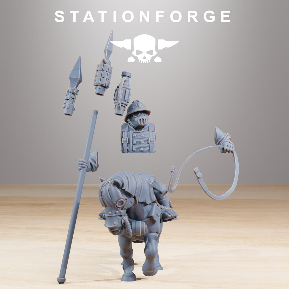 Tabletop Terrain Miniature GrimGuard Pony Cavalry
