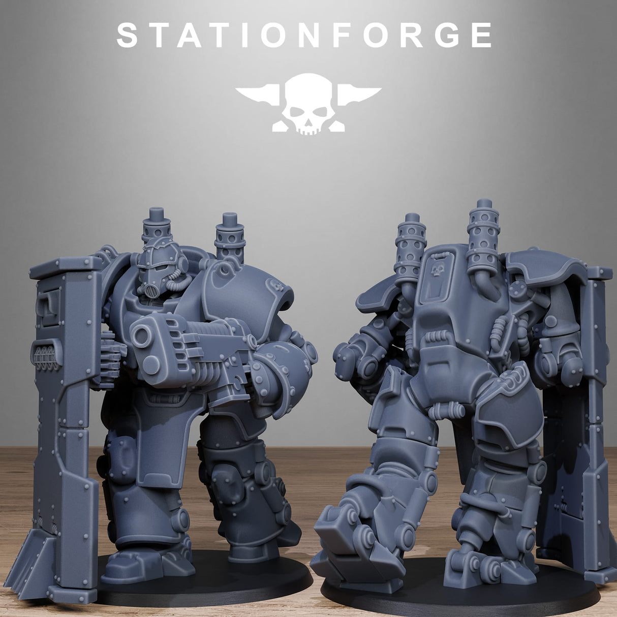 Tabletop Terrain Miniature GrimGuard Power Armor