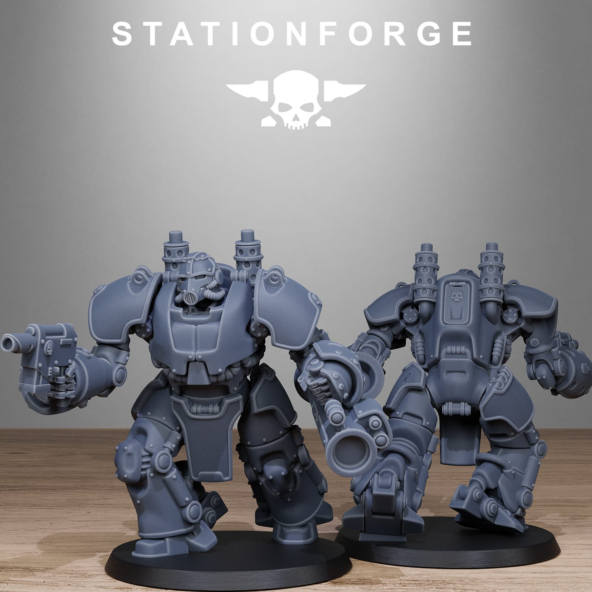 Tabletop Terrain Miniature GrimGuard Power Armor