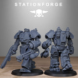 Tabletop Terrain Miniature GrimGuard Power Armor