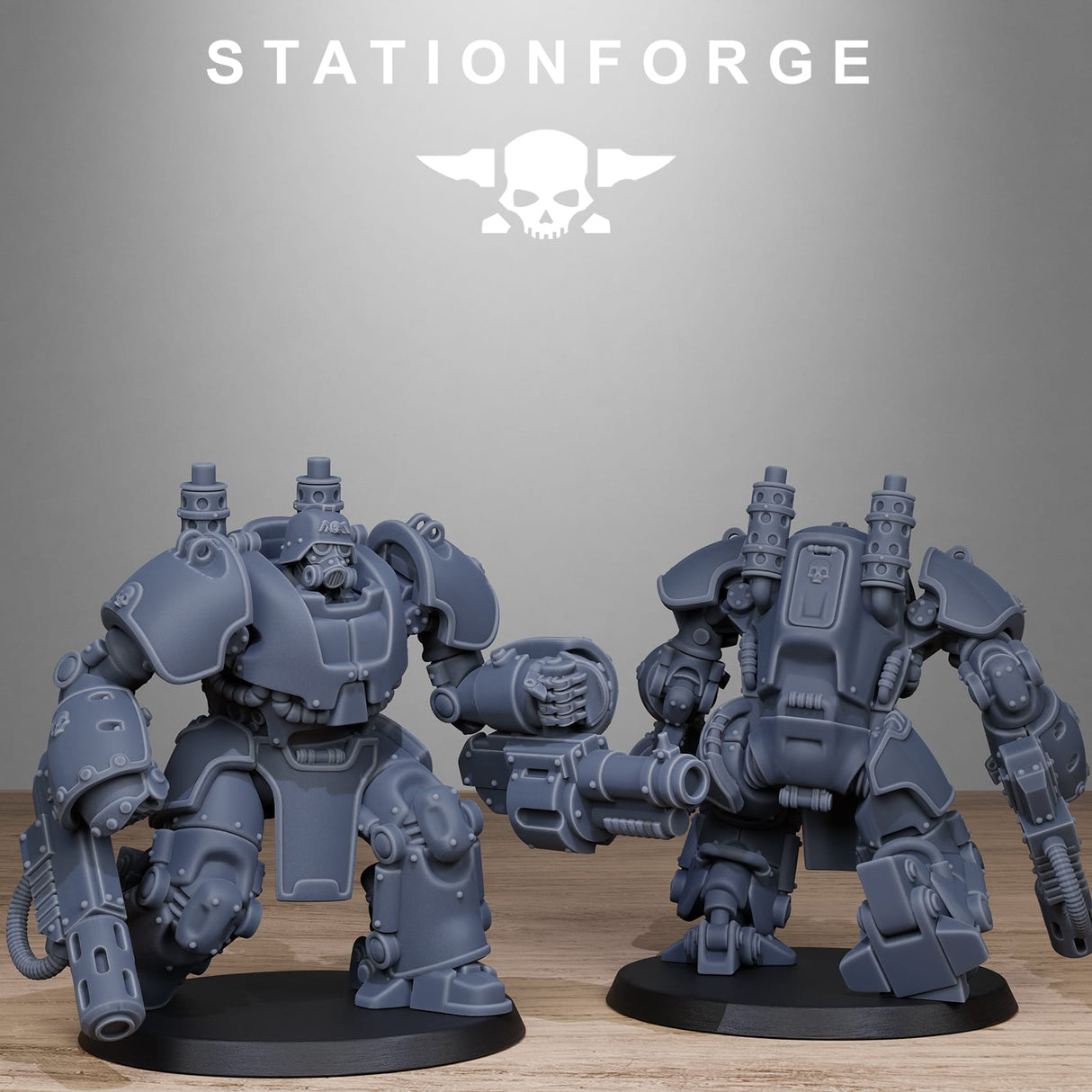 Tabletop Terrain Miniature GrimGuard Power Armor