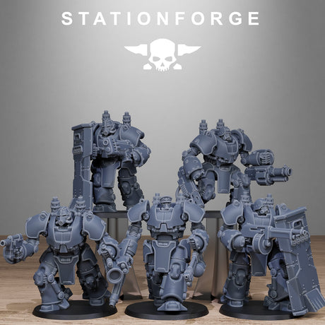 Tabletop Terrain Miniature GrimGuard Power Armor
