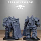 Tabletop Terrain Miniature GrimGuard Power Armor