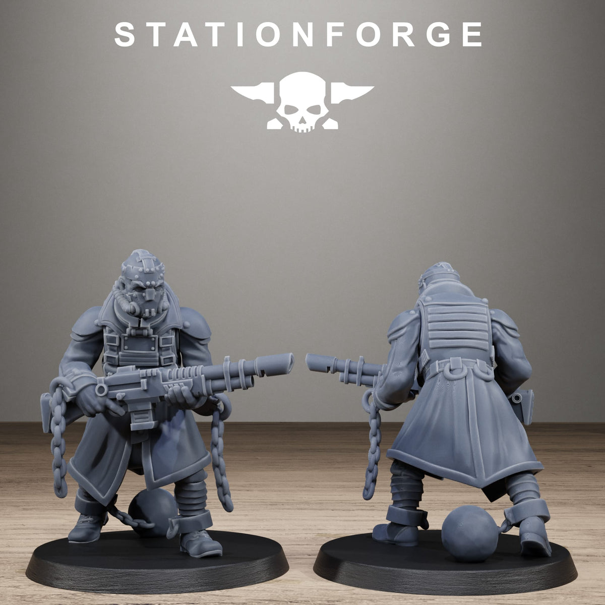 Tabletop Terrain Miniature GrimGuard Prisoners