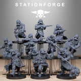 Tabletop Terrain Miniature GrimGuard Radioactive Mutants