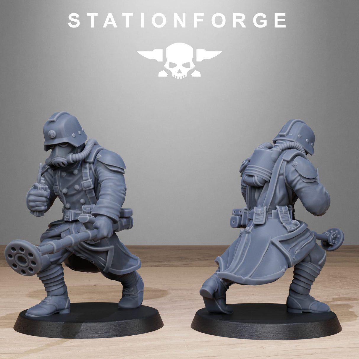 Tabletop Terrain Miniature GrimGuard Radioactive Mutants