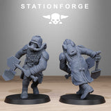 Tabletop Terrain Miniature GrimGuard Radioactive Mutants