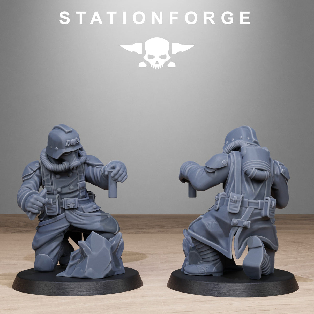 Tabletop Terrain Miniature GrimGuard Radioactive Mutants