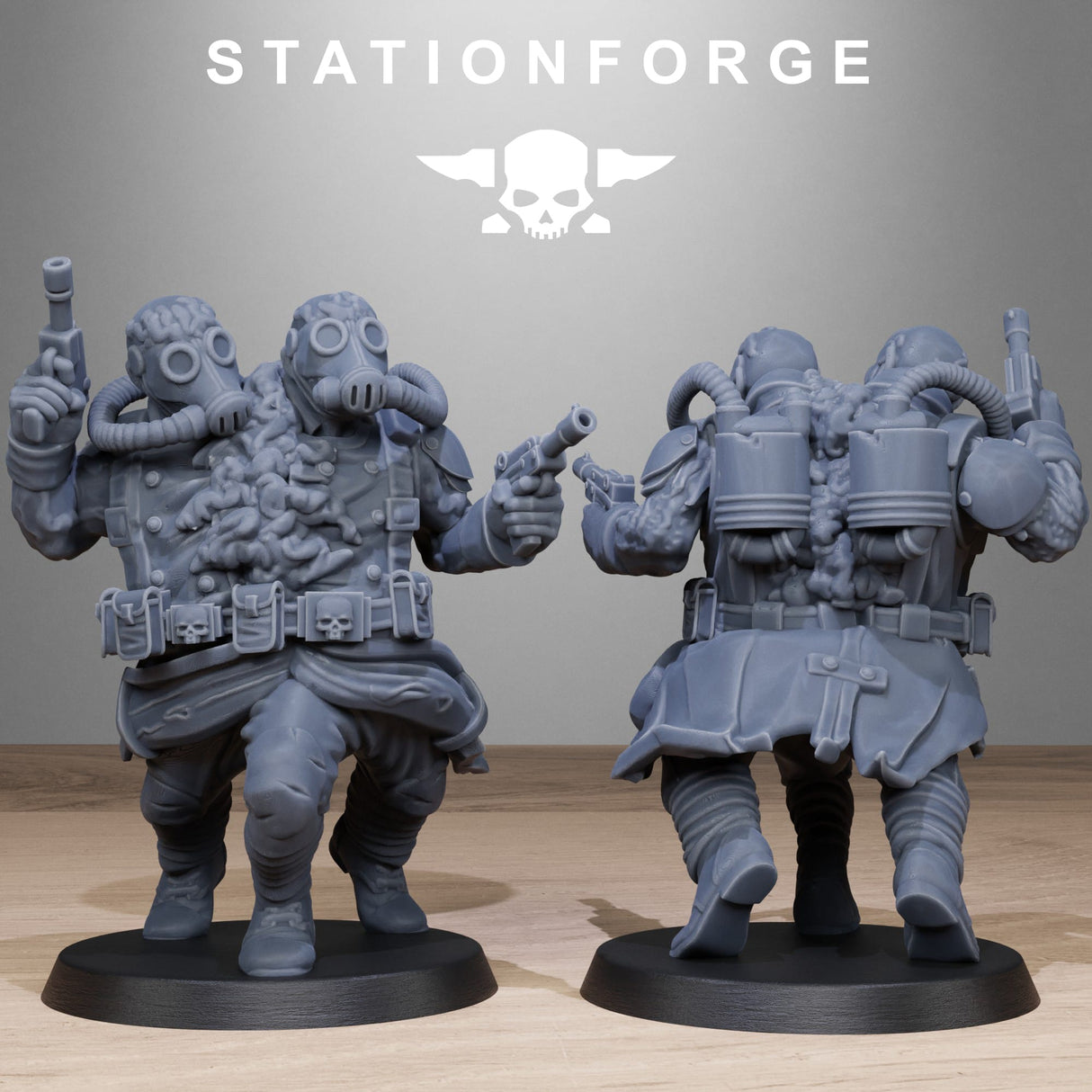 Tabletop Terrain Miniature GrimGuard Radioactive Mutants