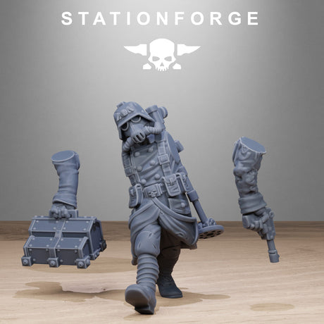 Tabletop Terrain Miniature GrimGuard Radioactive Mutants