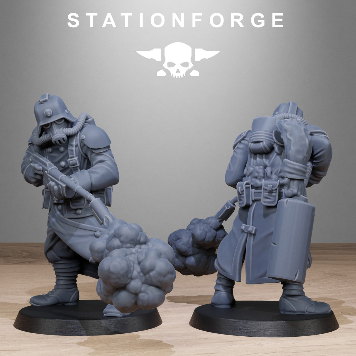 Tabletop Terrain Miniature GrimGuard Radioactive Mutants