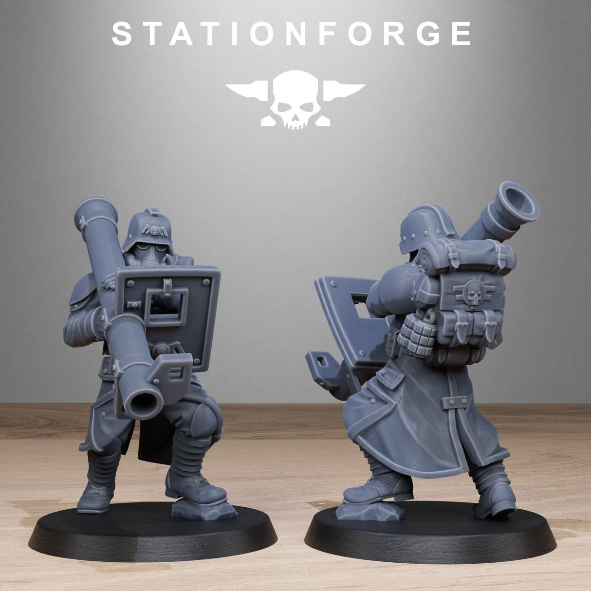 Tabletop Terrain Miniature GrimGuard Rocketeers