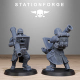 Tabletop Terrain Miniature GrimGuard Rocketeers