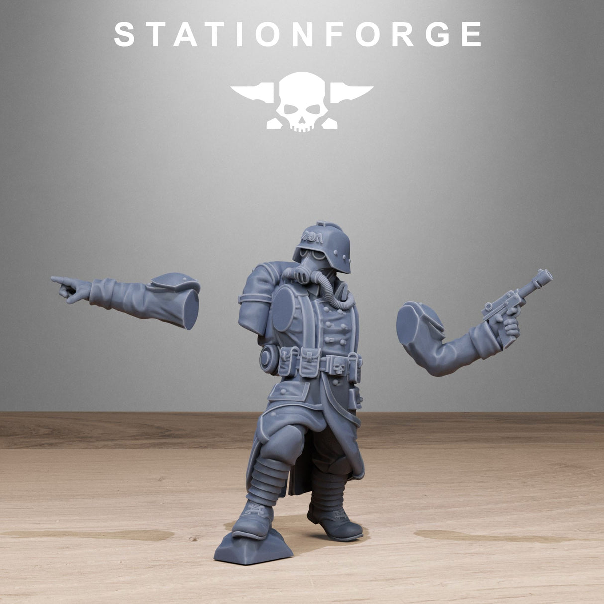 Tabletop Terrain Miniature GrimGuard Rocketeers