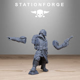 Tabletop Terrain Miniature GrimGuard Rocketeers