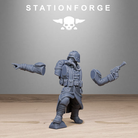 Tabletop Terrain Miniature GrimGuard Rocketeers