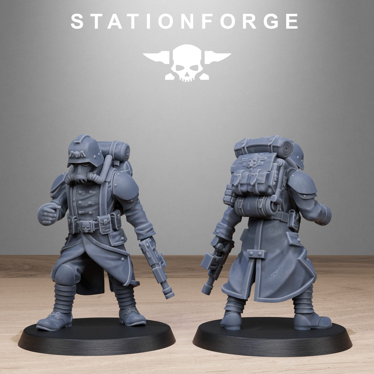 Tabletop Terrain Miniature GrimGuard Rocketeers