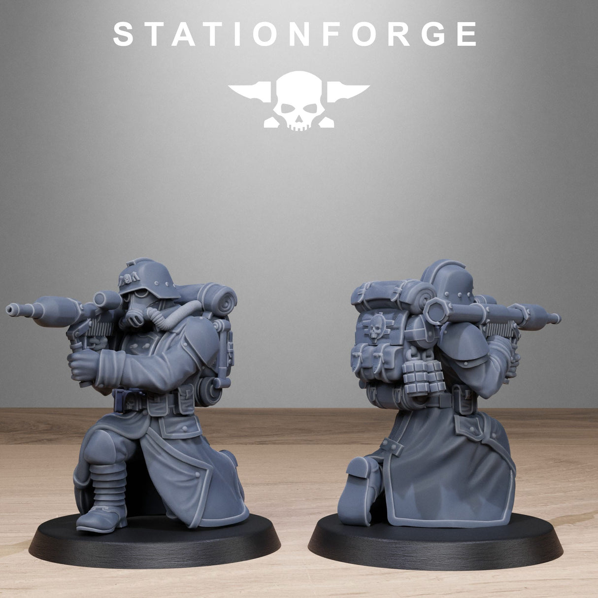Tabletop Terrain Miniature GrimGuard Rocketeers