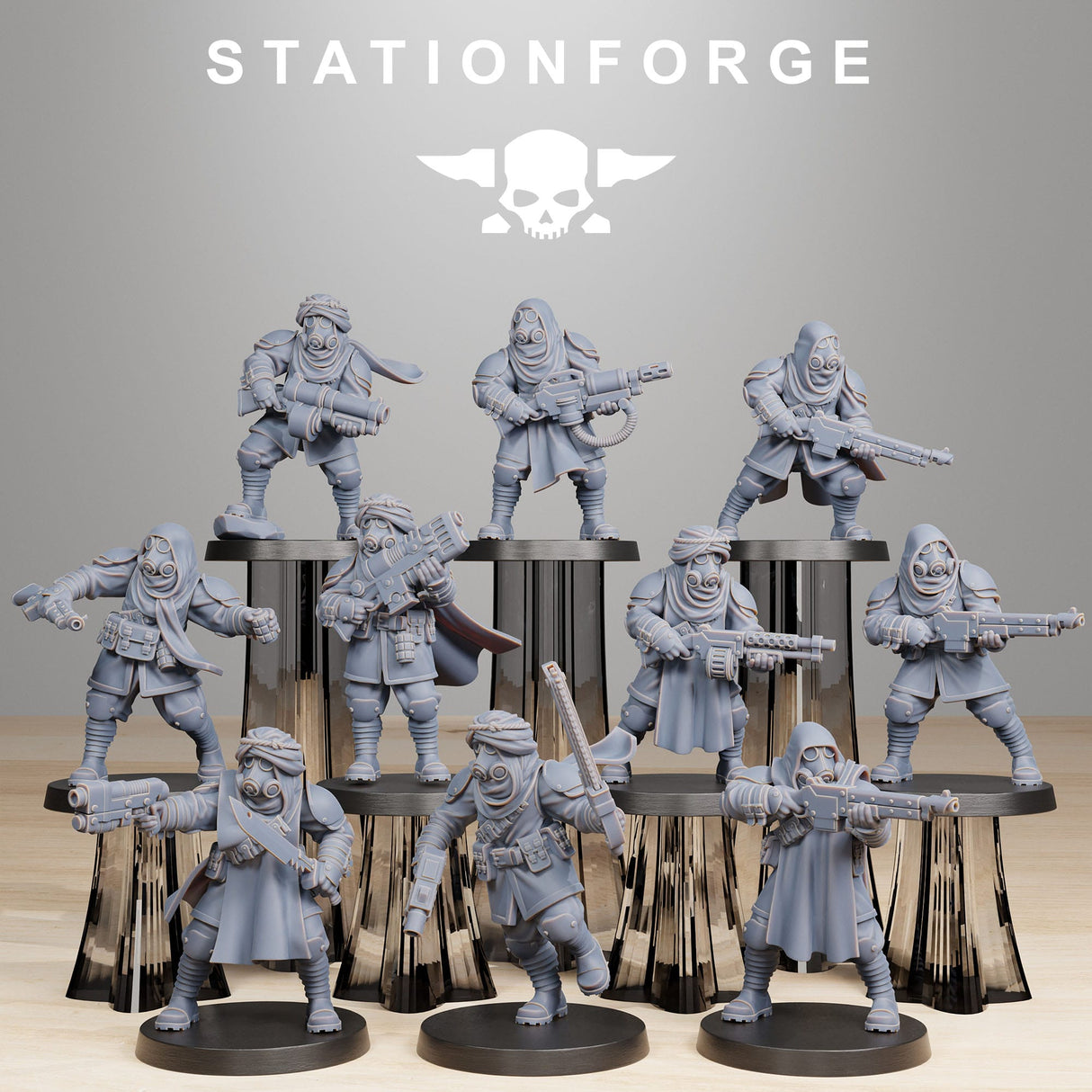 Tabletop Terrain Miniature GrimGuard Scorchers