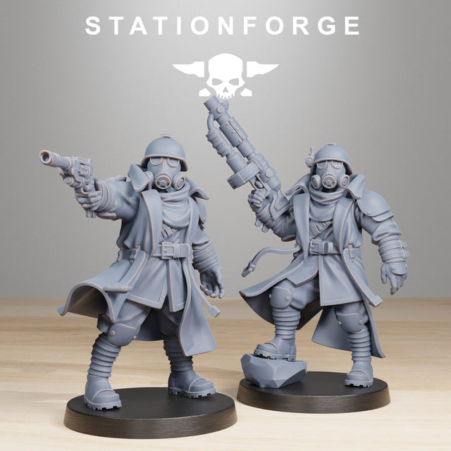 Tabletop Terrain Miniature GrimGuard Scorchers Officers
