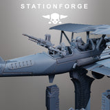 Tabletop Terrain Miniature GrimGuard SF-14A Biplane