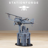 Tabletop Terrain Miniature GrimGuard SF-14A Biplane