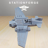 Tabletop Terrain Miniature GrimGuard SF-19A Fighter Plane