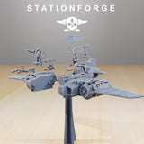 Tabletop Terrain Miniature GrimGuard SF-19A Fighter Plane