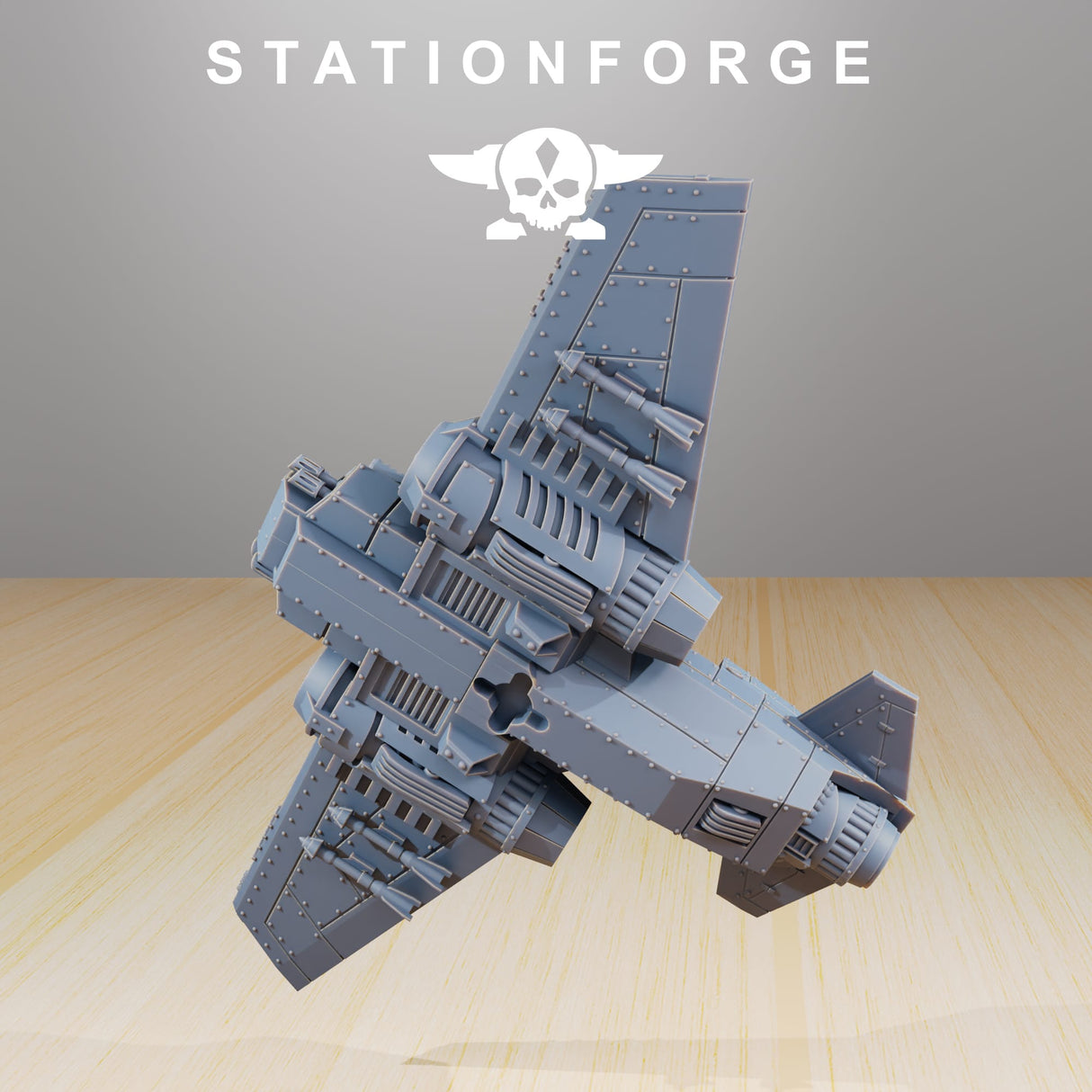 Tabletop Terrain Miniature GrimGuard SF-19A Fighter Plane