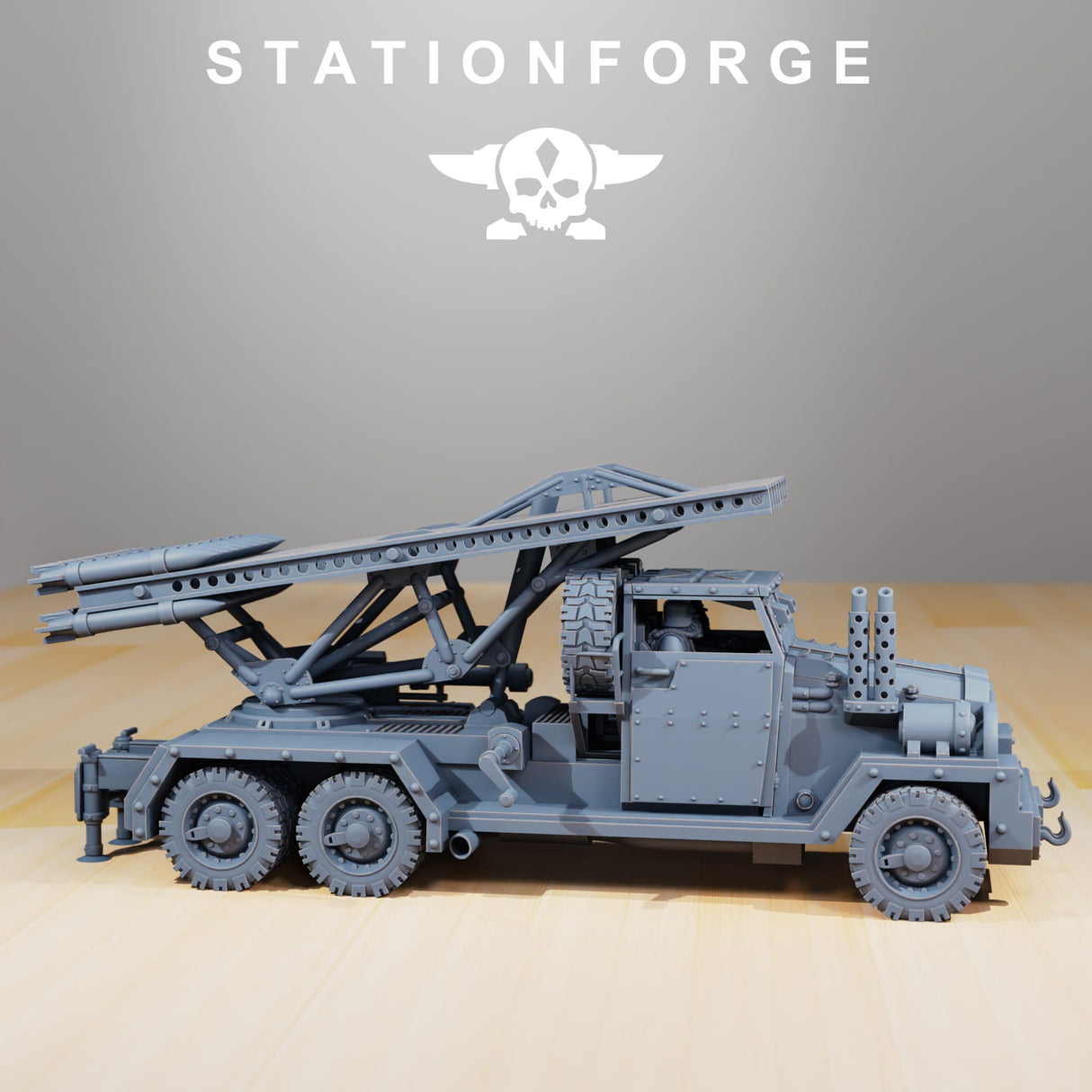 Tabletop Terrain Miniature GrimGuard - SF-31J Artillery Truck