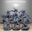 Tabletop Terrain Miniature GrimGuard Shovel Fighter