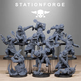 Tabletop Terrain Miniature GrimGuard Shovel Fighter