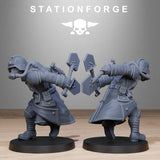 Tabletop Terrain Miniature GrimGuard Shovel Fighter