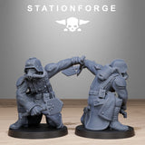 Tabletop Terrain Miniature GrimGuard Shovel Fighter