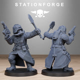 Tabletop Terrain Miniature GrimGuard Shovel Fighter
