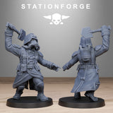 Tabletop Terrain Miniature GrimGuard Shovel Fighter