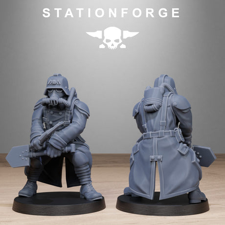 Tabletop Terrain Miniature GrimGuard Shovel Fighter