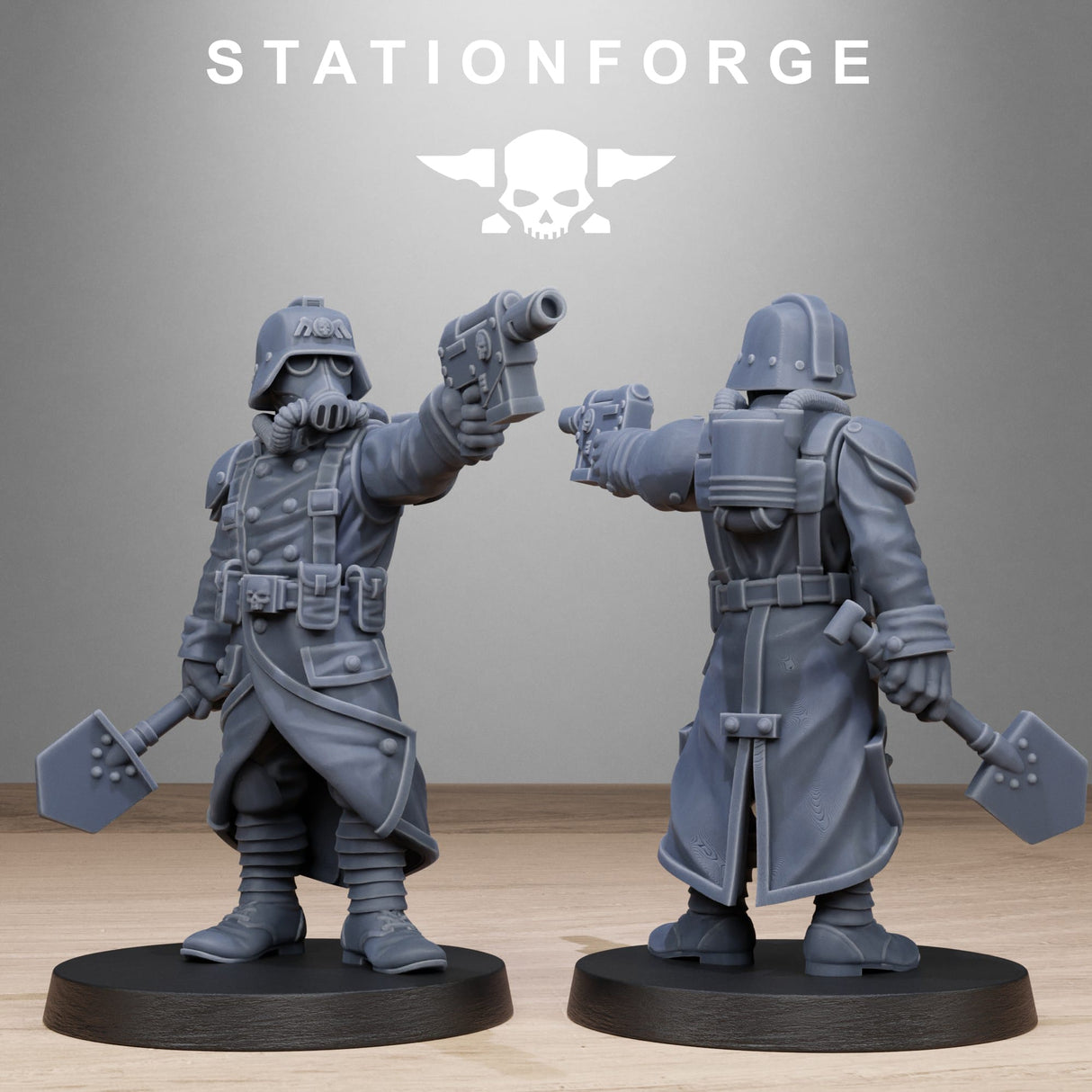 Tabletop Terrain Miniature GrimGuard Shovel Trenches