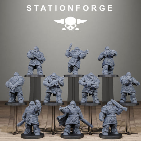 Tabletop Terrain Miniature Grimguard Skull Wardens
