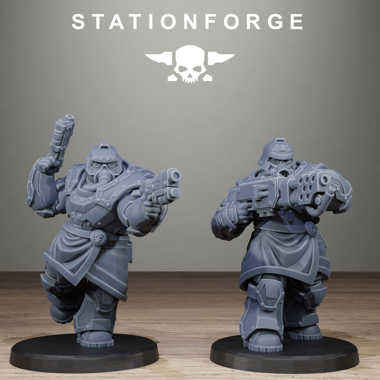 Tabletop Terrain Miniature Grimguard Skull Wardens