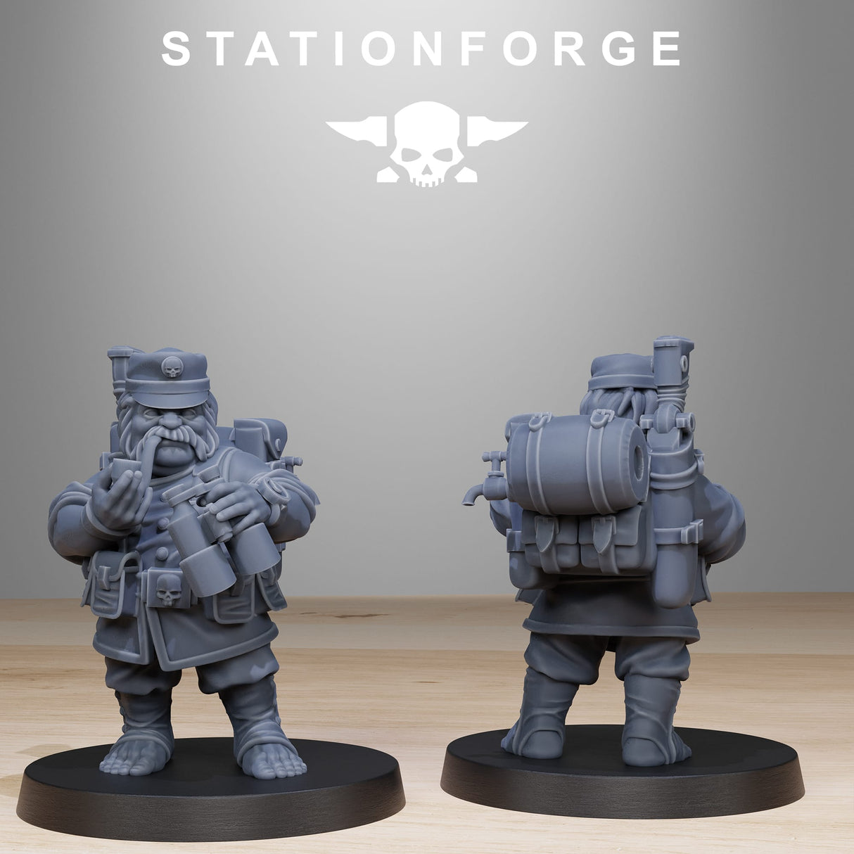 Tabletop Terrain Miniature GrimGuard Skulldart Trappers