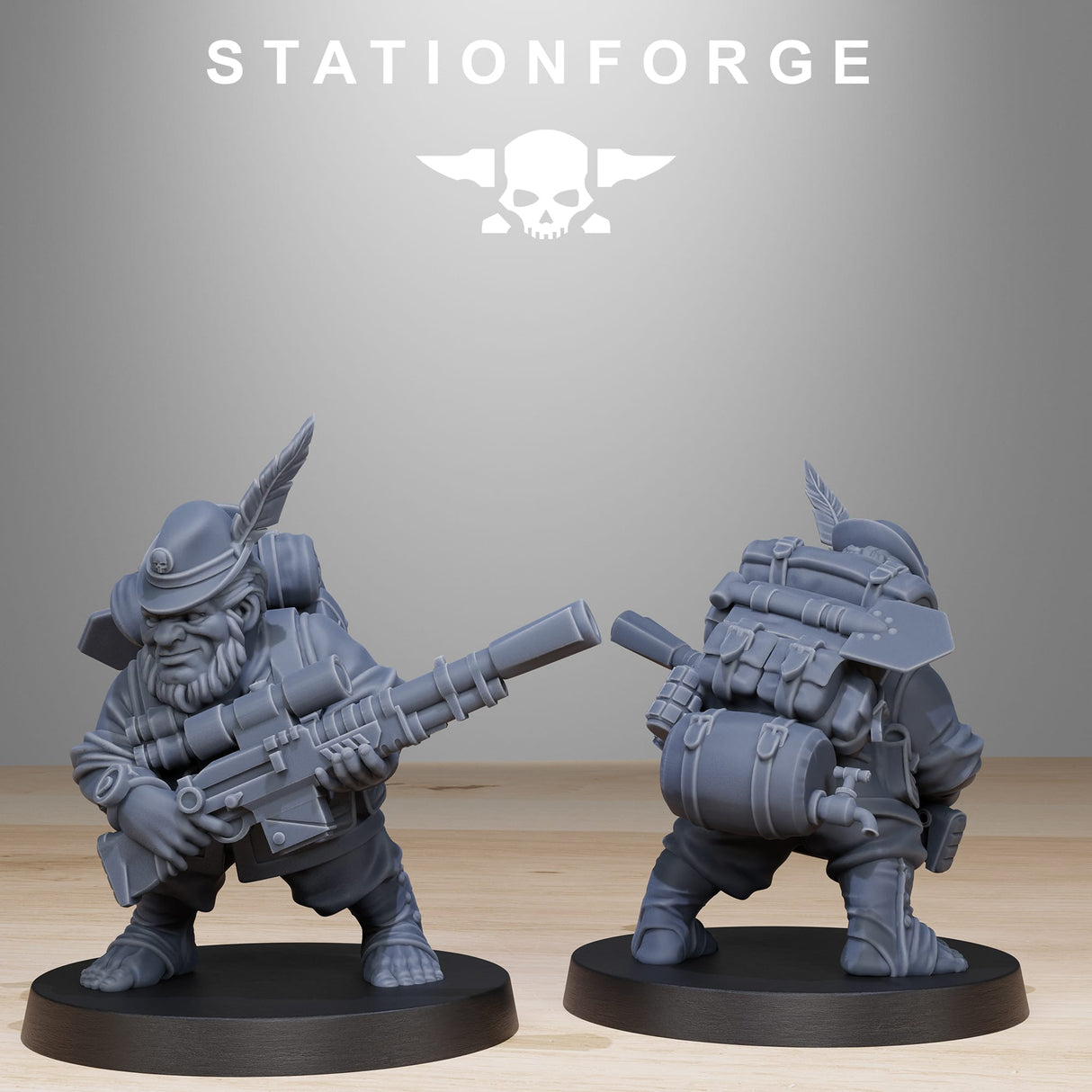 Tabletop Terrain Miniature GrimGuard Skulldart Trappers