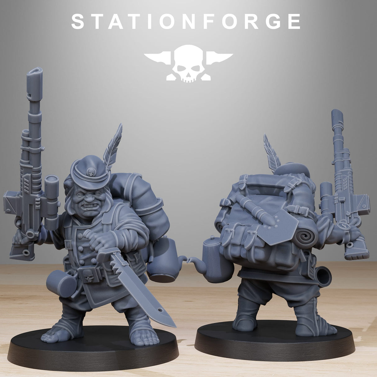 Tabletop Terrain Miniature GrimGuard Skulldart Trappers