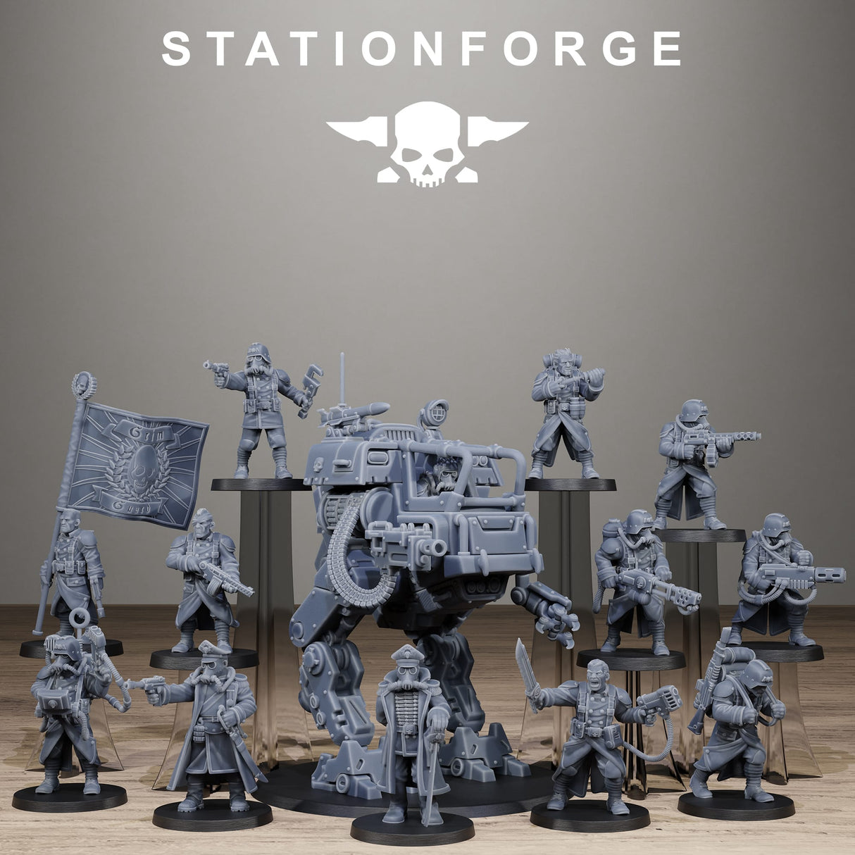 Tabletop Terrain Miniature GrimGuard Starter Pack