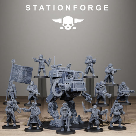 Tabletop Terrain Miniature GrimGuard Starter Pack