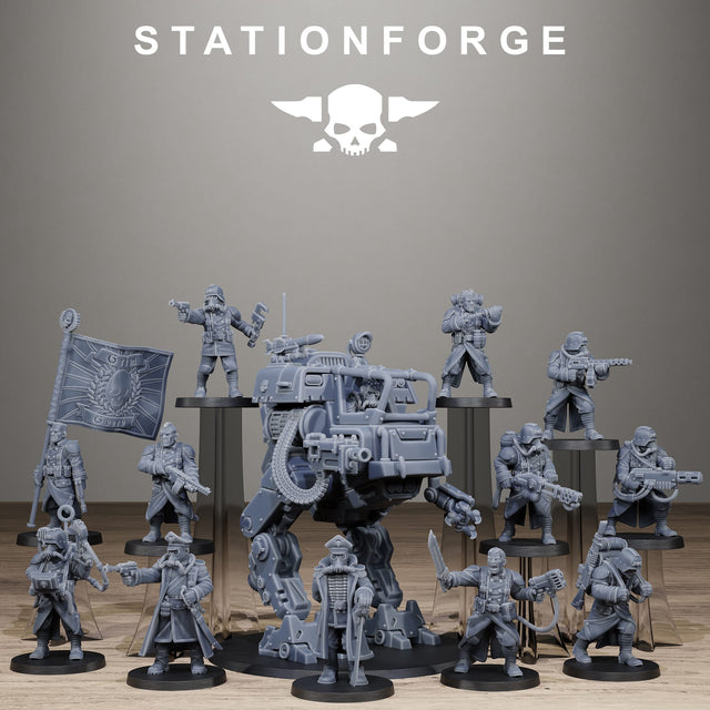 Tabletop Terrain Miniature GrimGuard Starter Pack