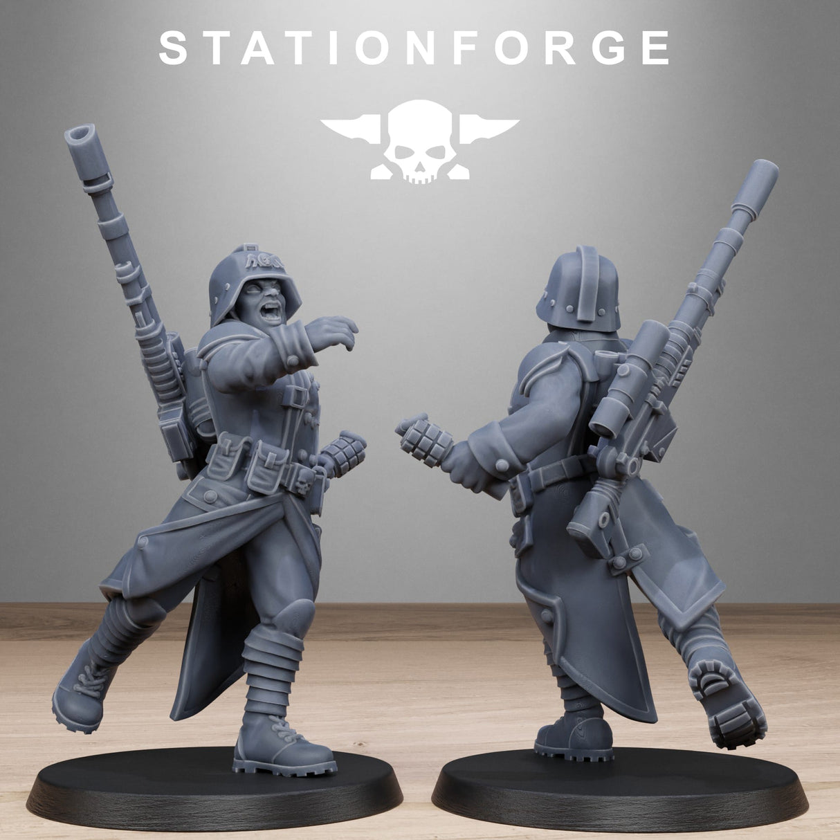 Tabletop Terrain Miniature GrimGuard Steel Sisters