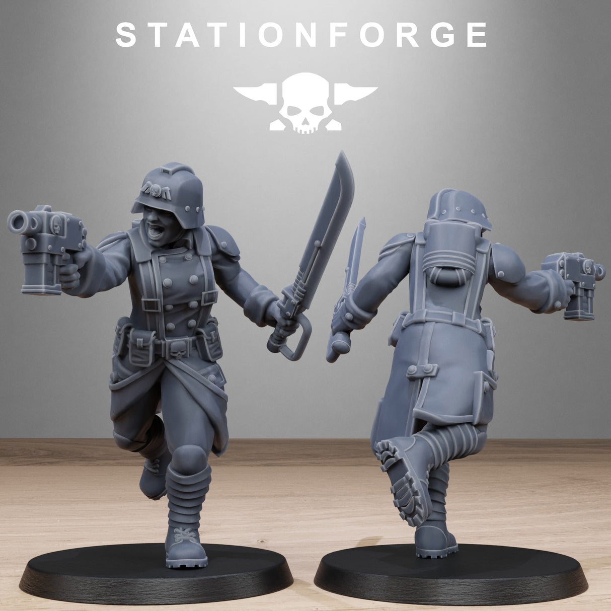 Tabletop Terrain Miniature GrimGuard Steel Sisters